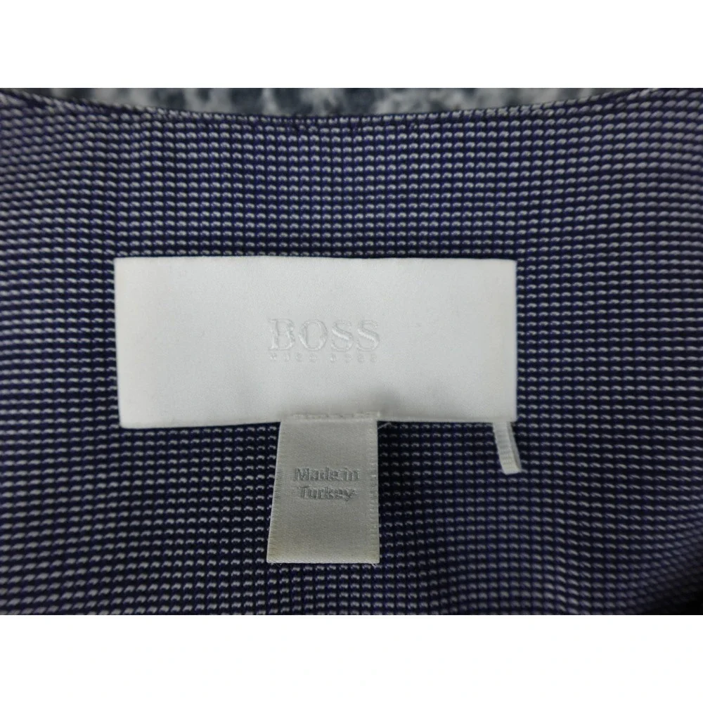 HUGO BOSS Blazer Womens 10 Purple Asymmetrical Single Button Career Blazer‎